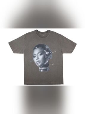 Beyonce Supernova Renaissance World Tour Exclusive Tee 2023 Washed Grey Sz S